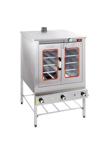 Karacasan Endüstriyel Çift Kapılı 100 Cm Lpg Tüplü Pasta Börek Fırını Krcs.spbfgl.1010