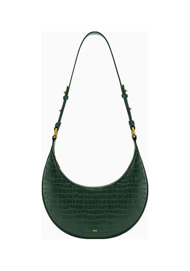 Jw Pei Carly Saddle Bag Vegan Deri Omuz Çantası Koyu Yeşil