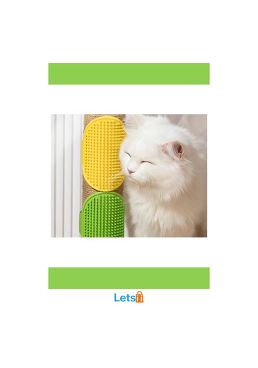 Yumuşak Silikon Evcil Hayvan Tüy Toplama Fırçası 25.5 Cm