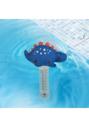 Homyl Jakuzi Yüzme Havuzu Için Yüzer Havuz Termometre Mavi