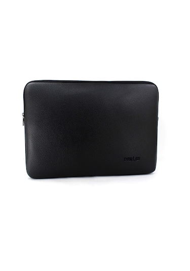 Siyah Renk Büyük Boy 15,6 İnç Macbook Kılıf Ve Laptop Çantası Siyah