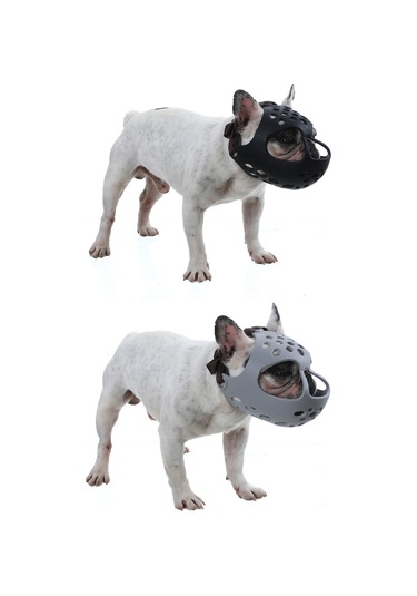 Xindoker Köpek Ağızlığı - Isırma Önleyici, Yumuşak Tpu Malzeme, Nefes Alabilir Tasarım, Siyah Renk S Boy