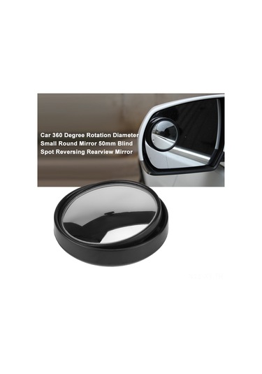 Shineyee Siyah 58mm Evrensel Araç Kör Nokta Aynası - 360 Döner, Ultra Net Görünüm, Kolay Kurulum, Güvenli Sürüş İçin Genişletilmiş Bakış Alanı