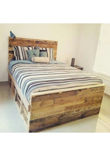 Masifart_Mobilya Masifart Abies Tek Kişilik Ağaç Karyola