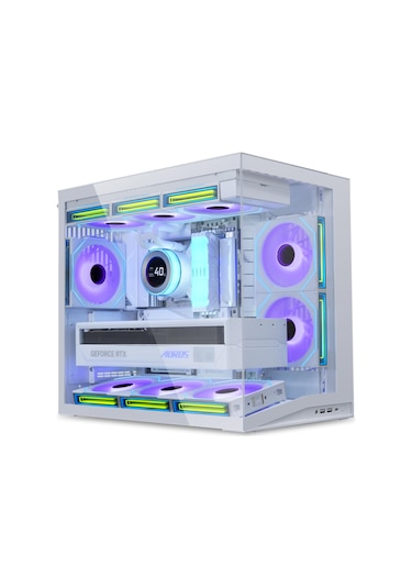 Lian Li O11 Dynamic Mini V2 Beyaz Mid Tower Atx Kasa Akak0llı0080