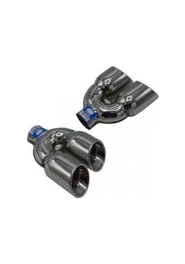 Universal Krom Egzoz Ucu Çiftli S Model Sol Çıkış 90 110 800-030l