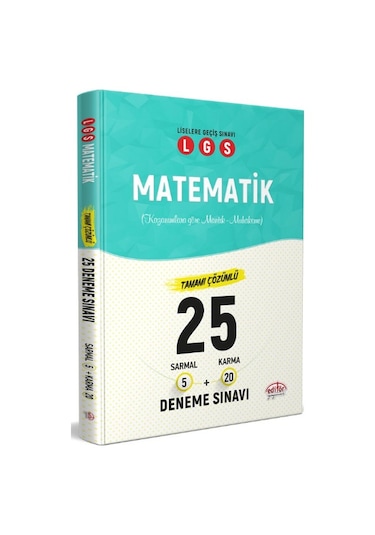 Editör Yayınları Lgs Türkçe.Matematik.Fen Bilimleri Deneme Sınavı