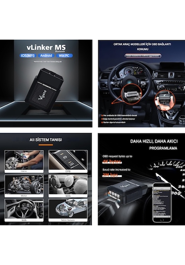 Vlinker Ms Obd2 Araç Teşhis Cihazı