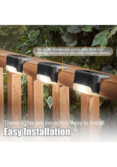 Merdiven Ve Korkuluklar İçin Güneş Enerjili Aydınlatma 8'li Paket