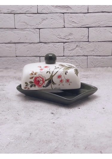 Rosenberg Krem Peynir İçin Kapaklı Seramik Tereyağı Kabı 208947042 Sütlü