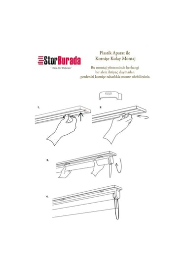 Çift Mekanizmalı Ekru Beyaz Tül Perde Ve Ekru Stor Perde Stb45251-v01