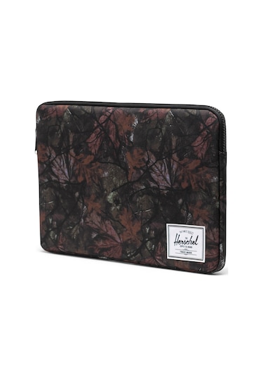 Herschel Anchor 15"/16" Inc Laptop Macbook Uyumlu Tablet Kılıfı Siyah Yaprak Desenli