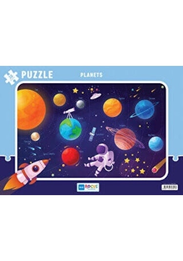 Blue Focus 30 Parça Puzzle Gezegenler Planets