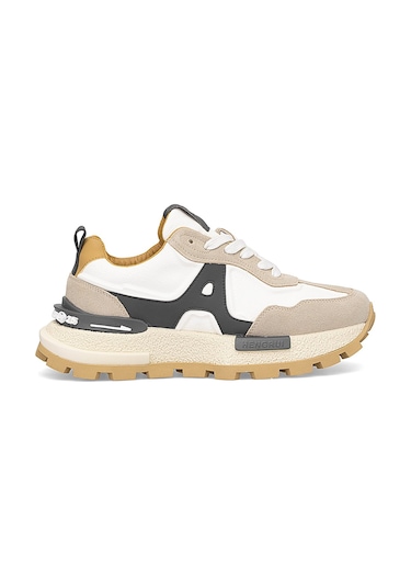 Guja 25k507 Erkek Klasik Sneaker Bej Bej