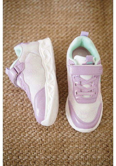 Yuki Cırtlı Kız Çocuk Sneaker Spor Ayakkabı Lila