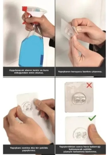 Yapışkanlı Duş Ve Banyo Rafı Gri