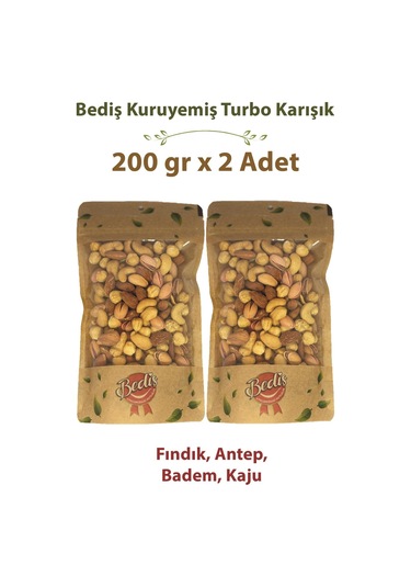 Bediş Naturel Turbo Karışık 200 Gr X 2 Adet 200 G