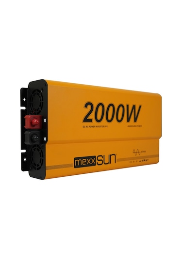 Mexxsun 12v Volt - 2000w Watt Ats Ups Şarjlı Tam Sinüs İnverter Ekranlı