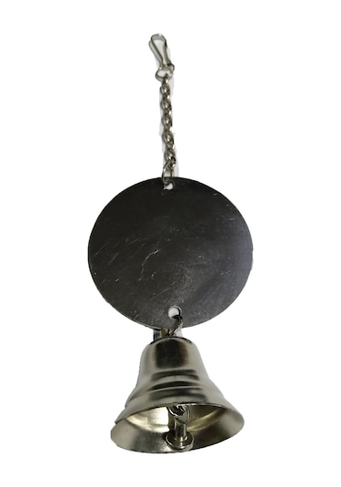 Aynalı Çan Kuş Oyuncak Aynası (16 CM Uzunluğunda Krom Kaplama)