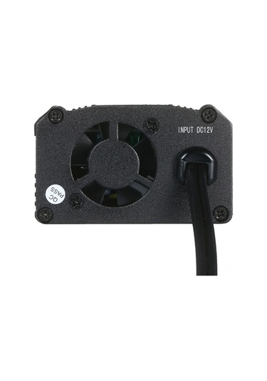 Fortunelane 150w Taşınabilir Araç Inverteri - Dc 12v'den Ac 220v'ye Dönüştürücü, Tek Ac Çıkışı Ve Çift Usb Port, Güvenli Şarj