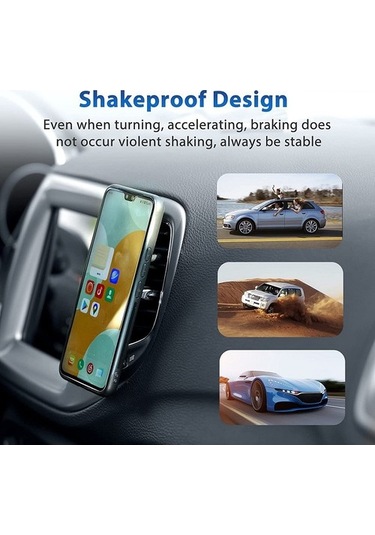 Wisdomselect Manyetik Telefon Tutucu -siyah Siyah Torpido Üstü Evet Yok 4mkfl6