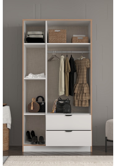 Arden 3 Kapaklı 2 Çekmeceli Dolap