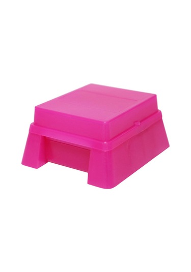 Dolıty Yağ Kenar Kutusu Saraciye Aracı Deri Retiküle-rulo Pembe