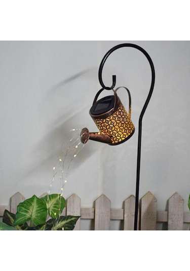 Demir Sanat Su Şişesi Çim Işık Kiti Açık Bahçe Su Geçirmez Bronz