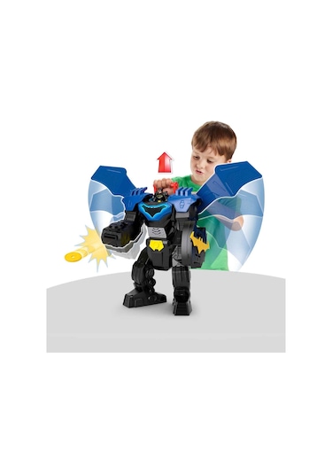 Imaginext Sesli Ve Işıklı Dc Metal Force Super Friends Batman Uçu