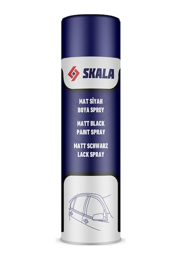 Mat Siyah Boya Sprey 500ml 0526 Mat Siyah