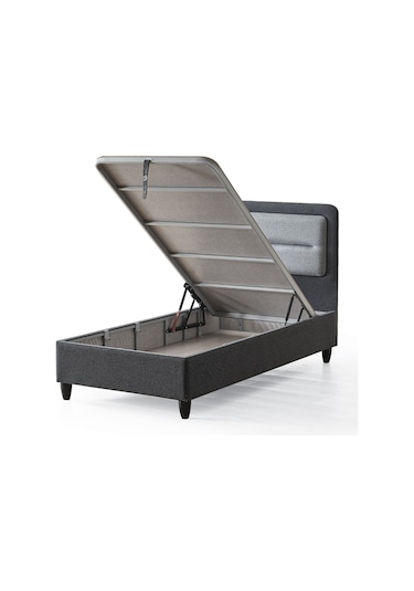 Gisela Tek Kişilik Sandıklı Baza Ve Başlık Seti 2 Li Set 90 x 190