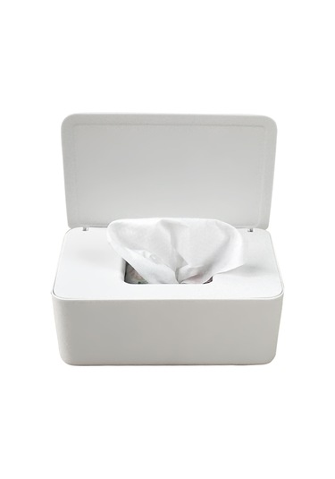 Moveevo Hacimli Tek Kullandım Maske Saklama Kutusu, Ev İçi Toz Koruma Ve Hermetik Kapaklı, Taşınabilir Pp Malzeme Beyaz Beyaz