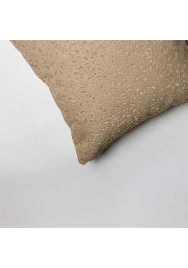 Sezyon Yuna Desenli 45 45 Açık Kahverengi Kırlent Kılıfı Açık Kahverengi