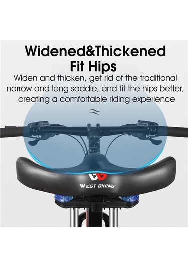 Ebitda West Bıkıng Yp0801125 Darbeye Dayanıklı Nefes Mtb Yol Bisikleti Koltuk Minderi Altın