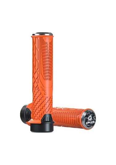 Enlee Mtb Bmx Elcik Silikon Bisiklet Elcik Kaymaz Yapı 140 Mm Bisiklet Elciği Kolay Kavrama Turuncu Turuncu