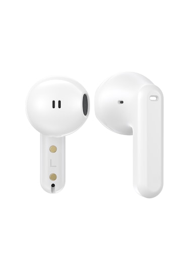 Opus Bluetooth V5.4 Kablosuz Kulak Içi Tws Kulaklık Enc Destekli 4 Mikrofon Sistemi Beyaz