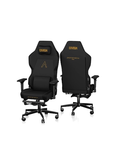 Andromeda Pro Gold Oyuncu Koltuğu Siyah - Altın