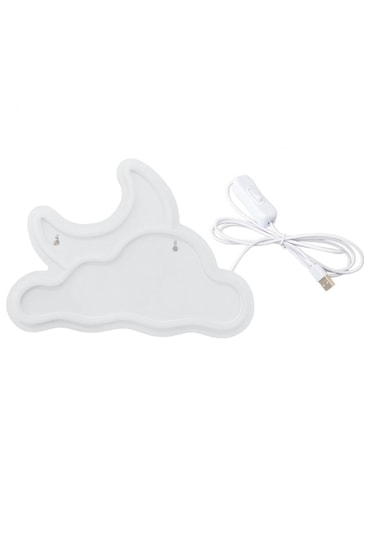 Homyl Işıkları Usb Cadılar Bayramı Ev Restoranı Için Neon Işığı Beyaz Çok Renkli