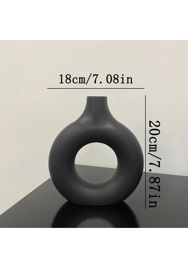 Luckysouk İskandinav Beyaz Çiçek Vazosu - Plastik Saksı Ve Dekorasyon Ürünü Chına Mor