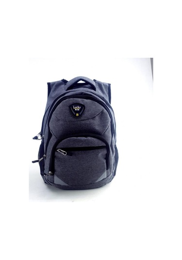 Lucky Bag Gri Genç Lise Ortaokul İlkokul Okul Çantası Günlük Çanta Gri