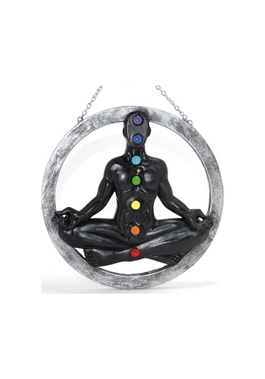 Just Cheap Store Polyester Duvara Asmalı 7 Chakra Pano Alk2347