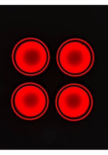 Çift Piksel Ledli Ses Ritim Ve 358 Animasyonlu Kumandalı 20'lik Midrange Kapak 2 Takım 4 Kapak