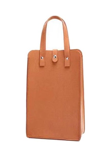 Haki Çanta Kalın Uzun Büyük Yük Taşıyan Şarap Hediye Kolu Yeniden Kullanılabilir Firma Dikiş Düşmeyi Önleme Haki