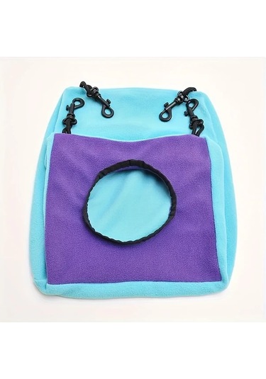 Elmpaly Mavi Mor Sıçan Sincap Sugar Glider Gine Domuzu Kuş Sıcak Yuva Küp Asılı Kafes