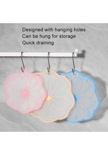 Sones 15cm Basit Isı Yalıtımı Haşlanma Önleyici Masa Örtüsü Kaymaz Yağa Dayanıklı Kolay Temizlenen Kase Altlığı Diğer