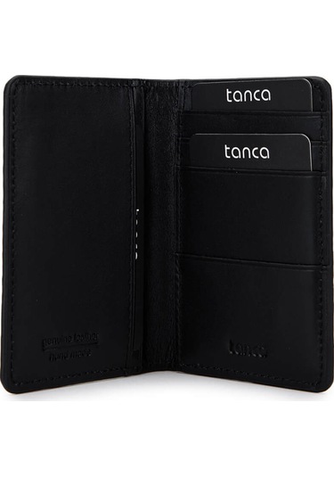 Tamer Tanca Erkek Hakiki Deri Siyah Kartlık 1155 105 Erk Krtlk Sk25-26 Sıyah Fltr Bsk Siyah