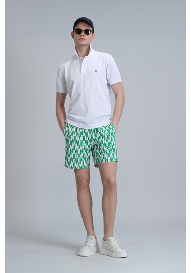 Lufian Nova Erkek Deniz Şortu Yeşil Yeşil 111220094100600 Yeşil