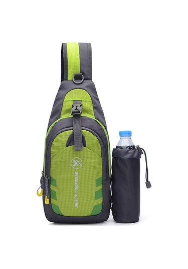 Mavi Bel Çantası Açık Hava Eğlence Sporları Erkek Göğüs Çantası Çok İşlevli Omuz Postacı Çantası Seyahat Su Geçirmez Naylon Mavi