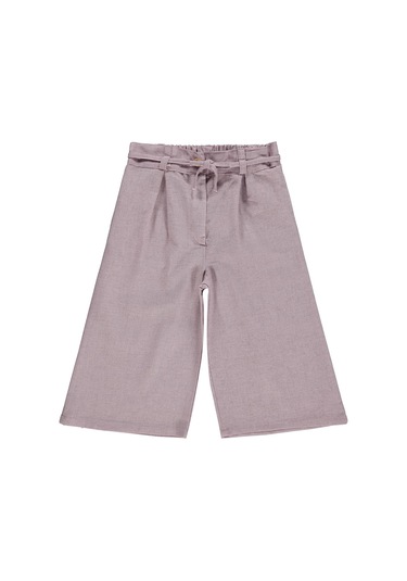 Civil Girls Piliseli 6-9 Yaş Pantolon - Pembe Koyu Pembe