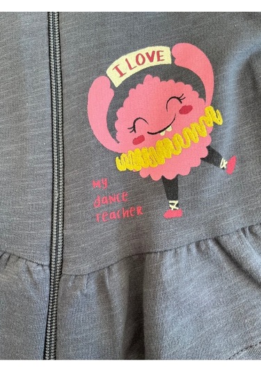 Tongs Monster Party Hırka Antrasit